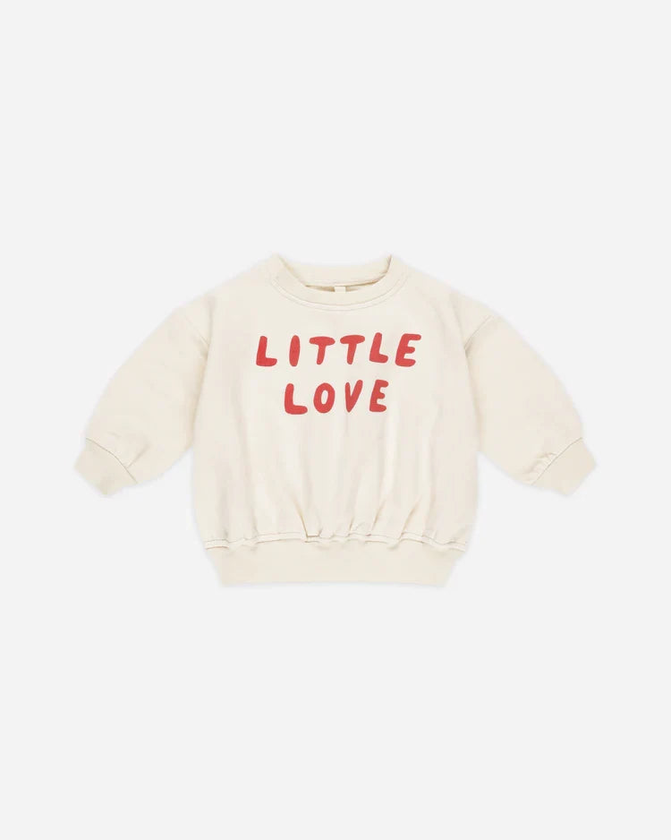 Relaxed Fleece Sweatshirt | Quincy Mae | Little Love-3