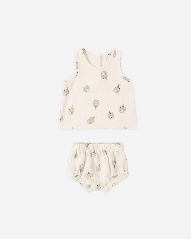 Woven Tank Set | Party Bears | Quincy Mae-2