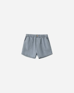Utility Short | Lightweight Denim | Quincy Mae-2