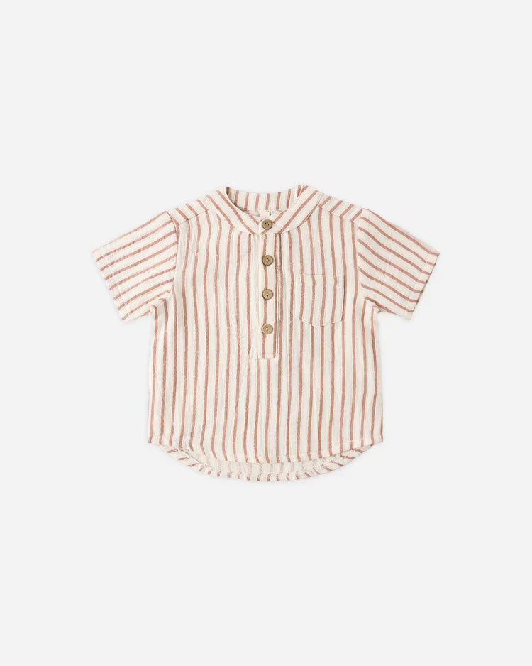 Jaxson Shirt | Vintage Stripe | Quincy Mae-2