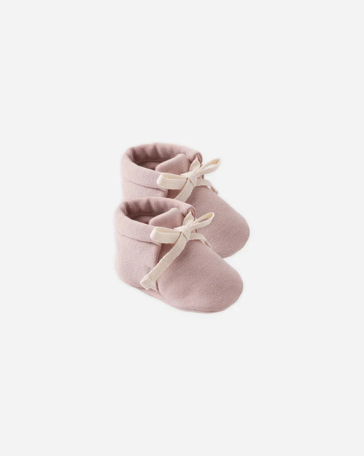 Baby Booties | Mauve | Quincy Mae-1