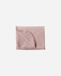 Waffle Baby Blanket | Mauve | Quincy Mae-2