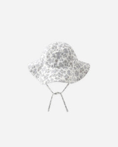 Sun Hat | Blue Floral | Quincy Mae-2