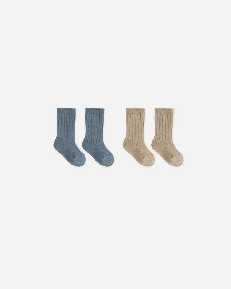 Socks Set | Gold, Ocean | Quincy Mae-1