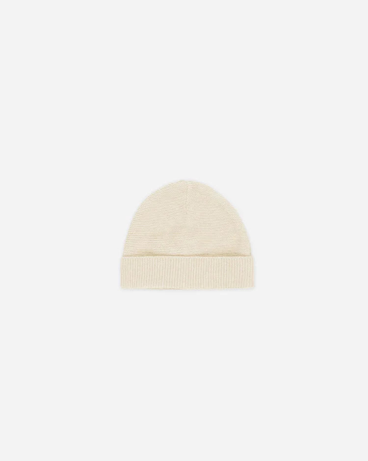 Baby Beanie | Heathered Natural | Quincy Mae-3