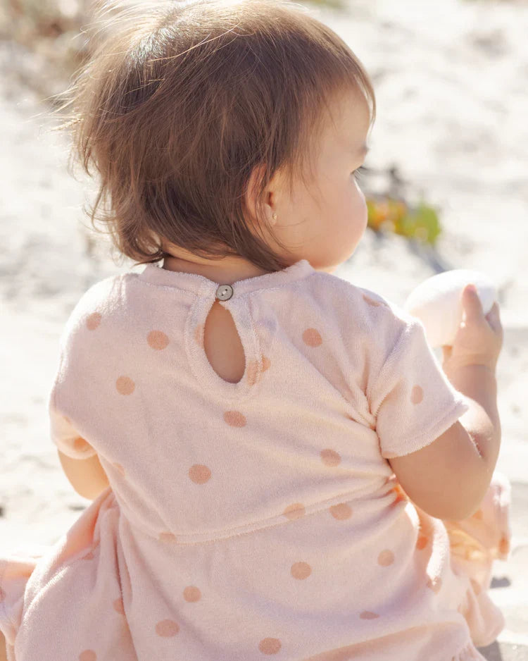 Terry Dress | Polka Dot | Quincy Mae-4