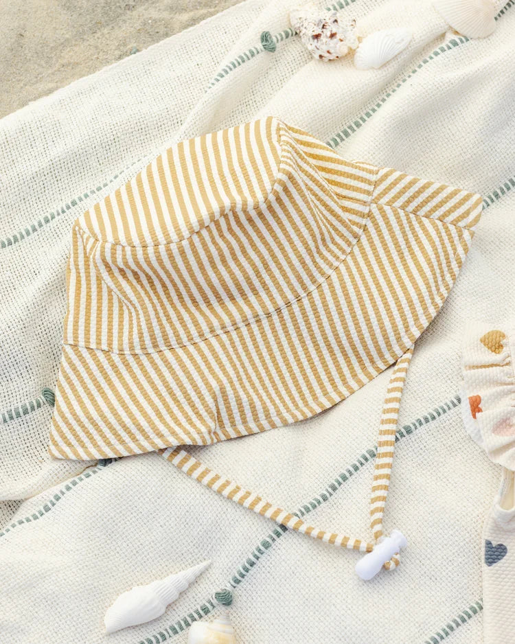 Bucket Hat | Honey Stripe | Quincy Mae-2