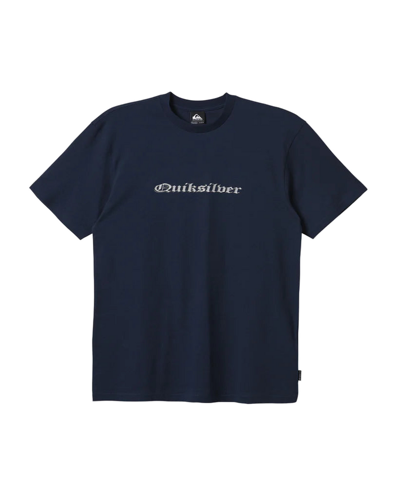 Quiksilver 'Chrome English' Tee - Navy-1