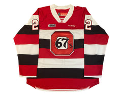 Jack Quinn Autographed Ottawa 67's Home CCM Replica Jersey-2