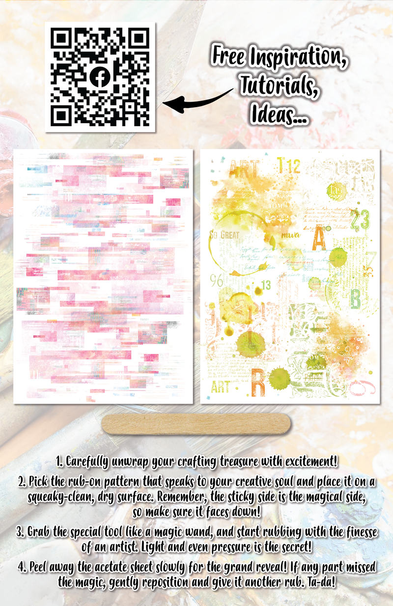 AALL and Create Rub-Ons - Yellowy Pinksters-2