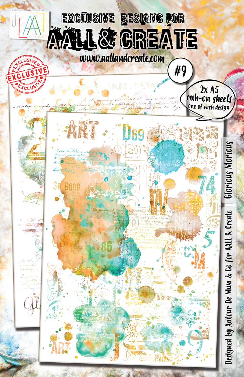 AALL and Create Rub-Ons - Glorious Morious-1