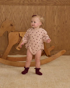 Lace Trim Socks, 2-pack | Burgundy, Navy | Rylee & Cru-4