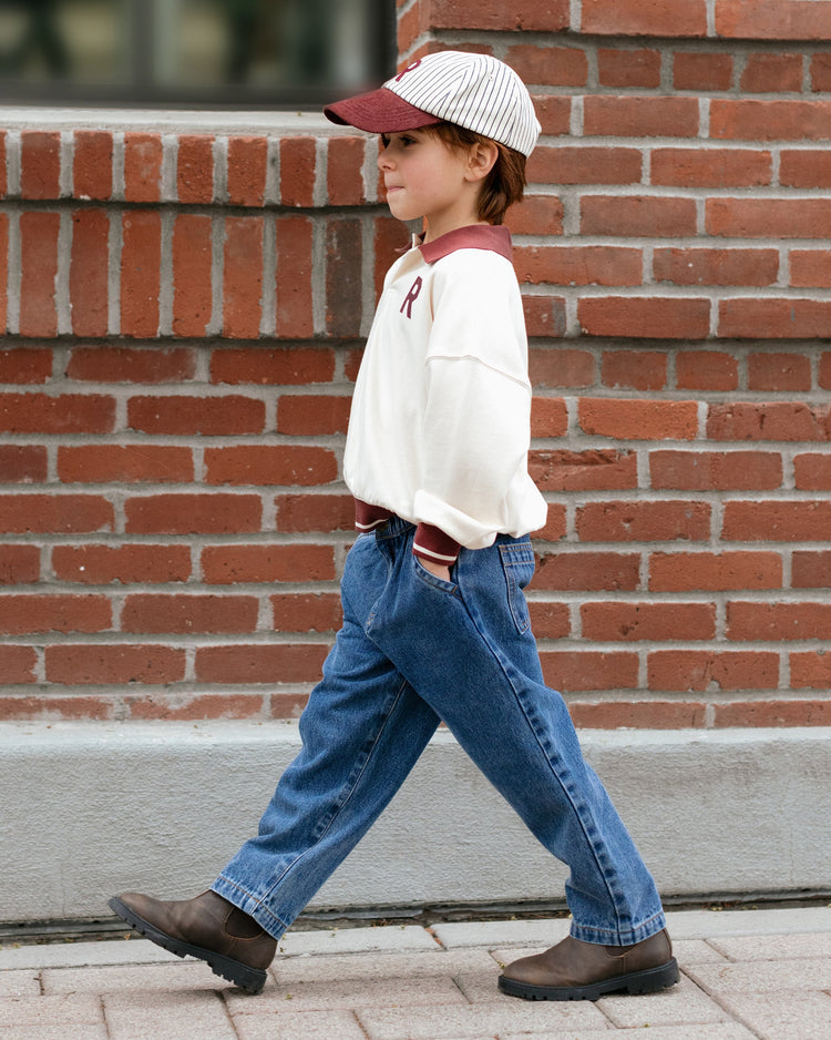 Baggy Pant | Indigo Denim | Rylee & Cru-6