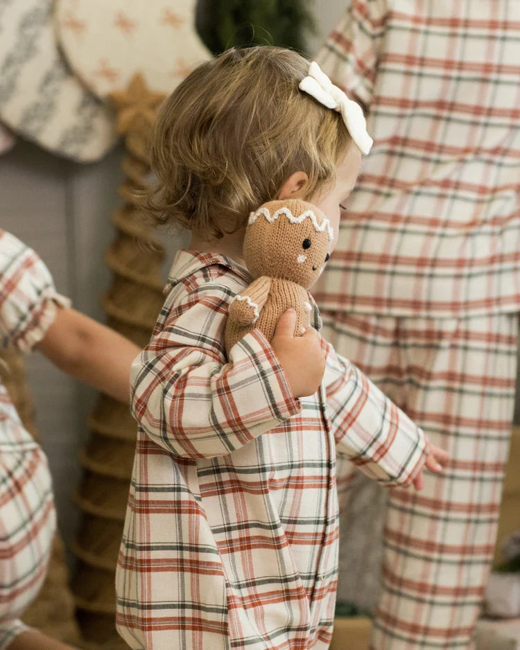 Baby Pajama Romper | Holiday Flannel | Rylee & Cru-2