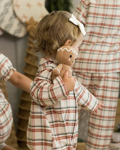 Baby Pajama Romper | Holiday Flannel | Rylee & Cru-2