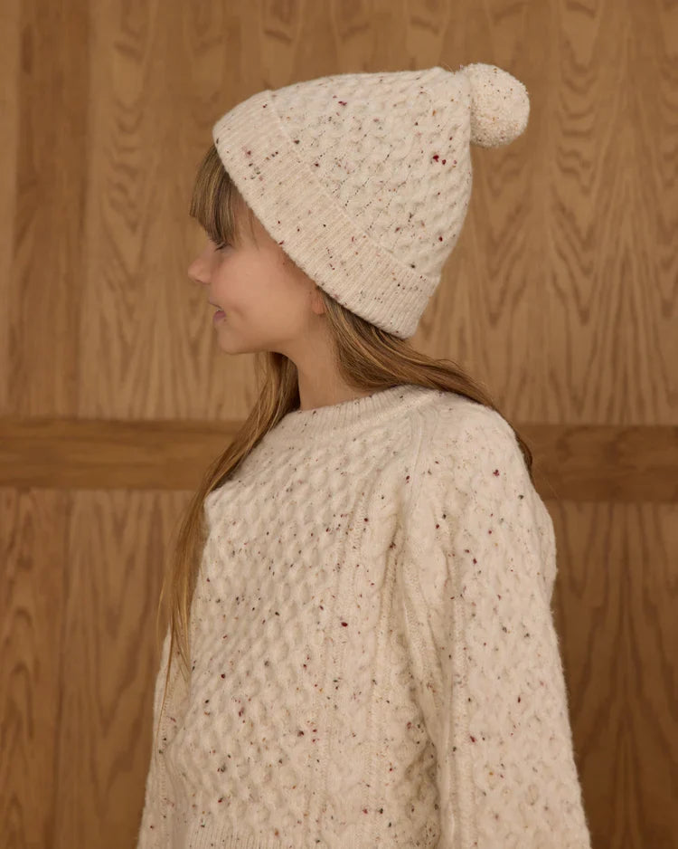 Beanie | Natural Speckled | Rylee & Cru-1