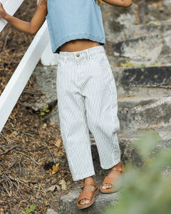 Barrel Pant | Railroad Stripe | Rylee & Cru-2