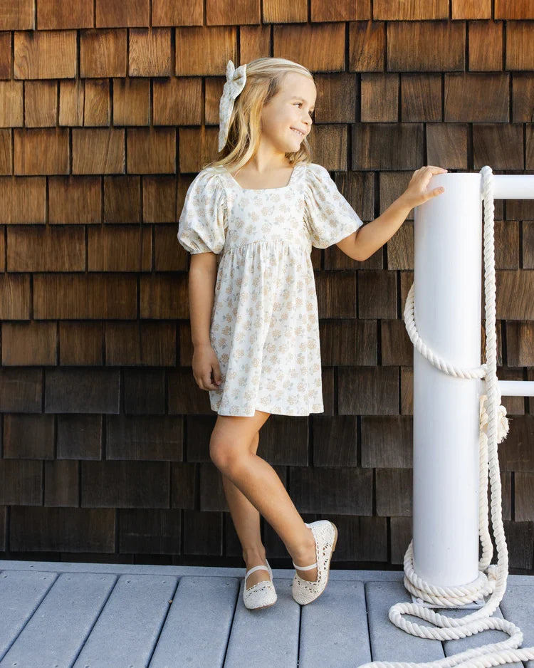Brea Dress | Yellow Ditsy | Rylee & Cru-4