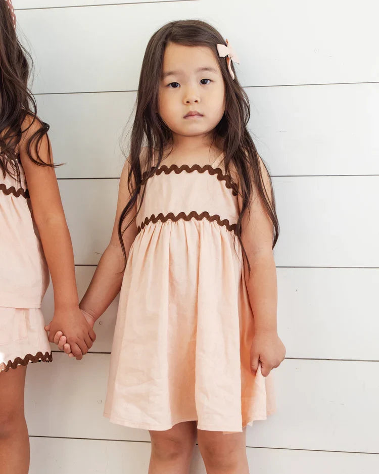 Ric Rac Dress | Blush | Rylee & Cru-1
