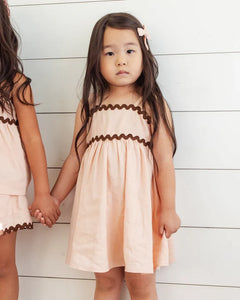 Ric Rac Dress | Blush | Rylee & Cru-1