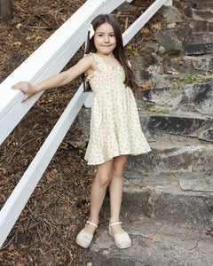 Sutton Dress | Yellow Floral | Rylee & Cru-1