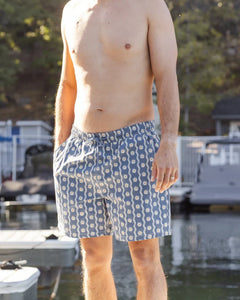 Mens Basic Boardshort | Sun Wave | Rylee & Cru-1