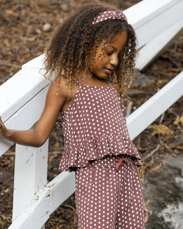 Kayli Set | Chocolate Polka Dot | Rylee & Cru-2