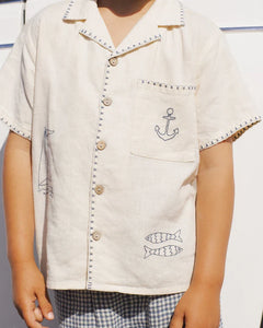 Lapel Collar Shirt | Sailor | Rylee & Cru-3