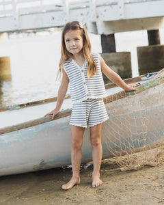Knit Vest Set | Marine Stripe | Rylee & Cru-1