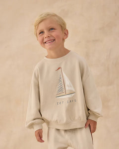 Oversized Sweatshirt | Set Sail | Rylee & Cru-1