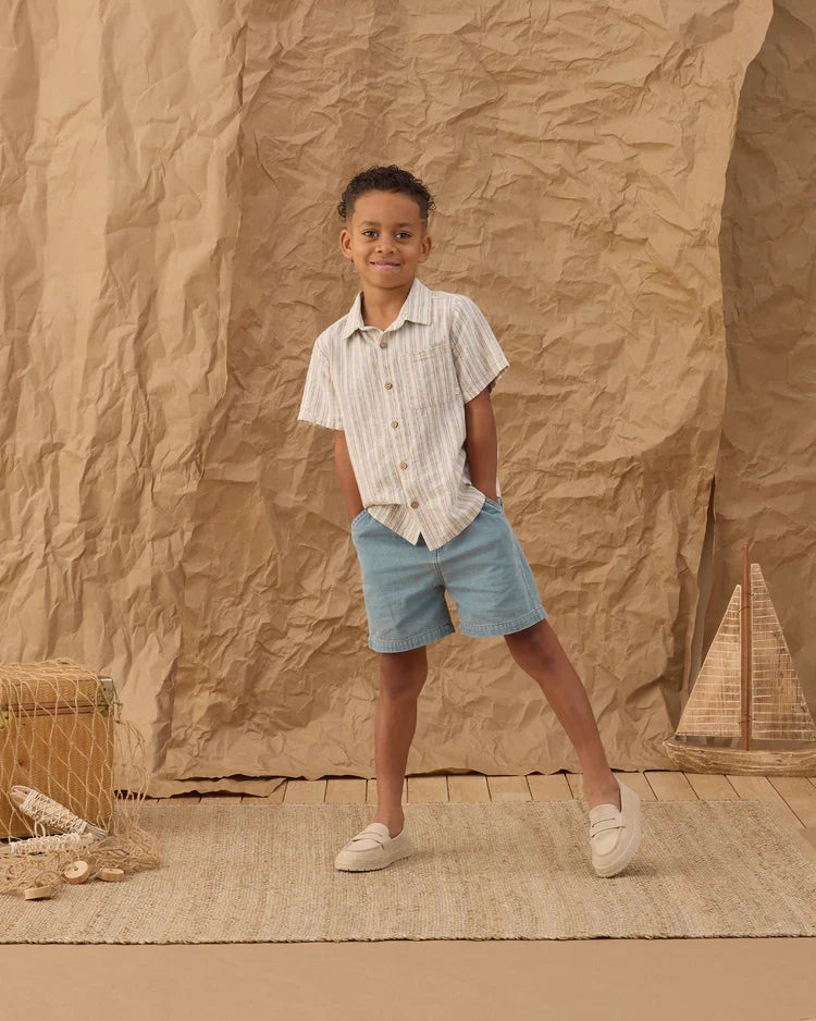Dawson Short | Washed Blue | Rylee & Cru-1