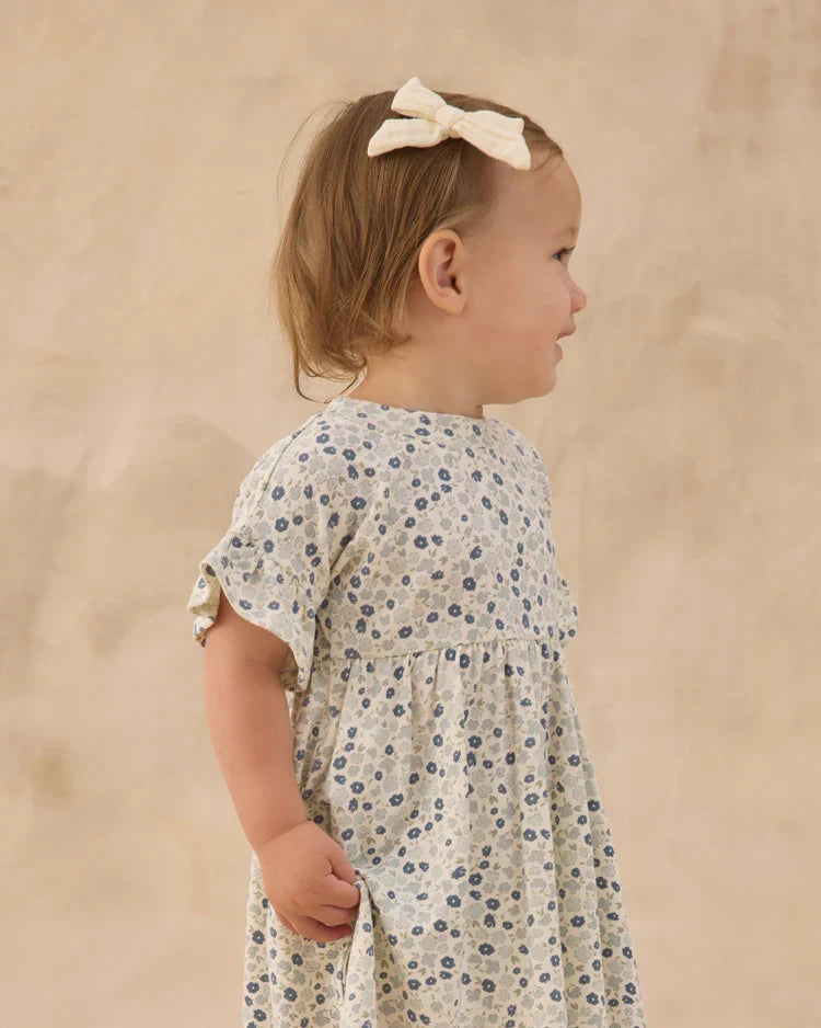 Babydoll Dress | Blue Ditsy | Rylee & Cru-5