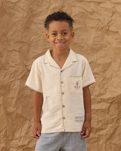Lapel Collar Shirt | Sailor | Rylee & Cru-1