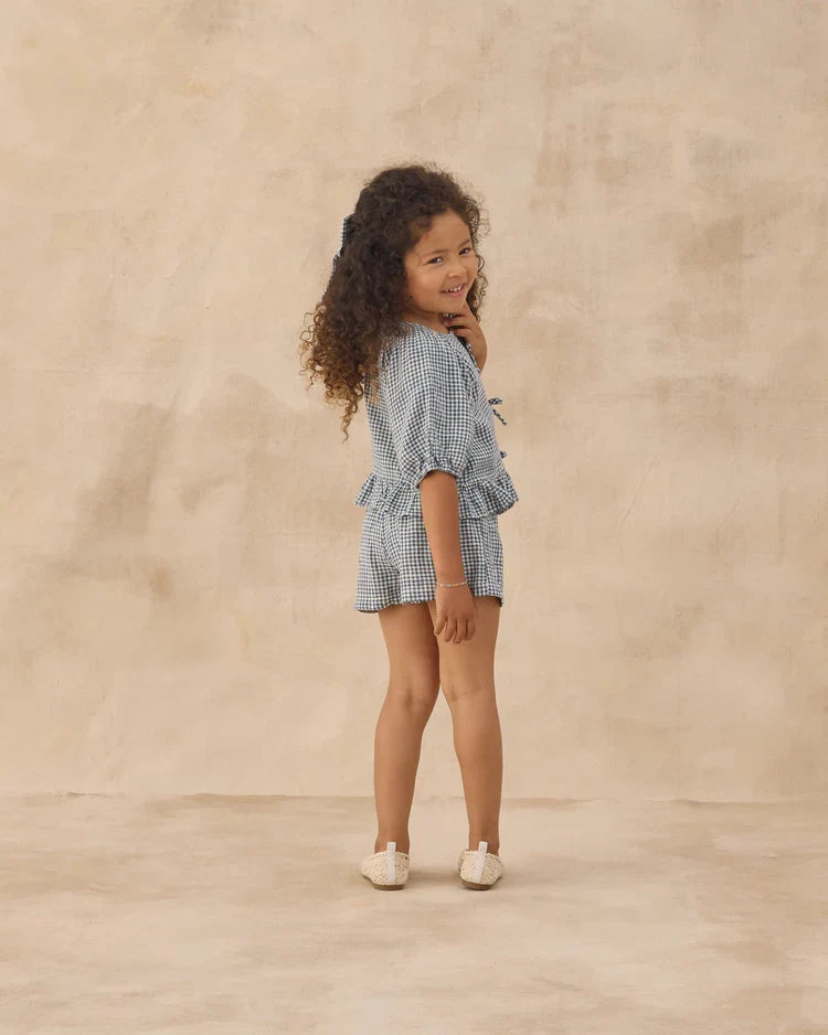 Juniper Set | Marine Gingham | Rylee & Cru-3