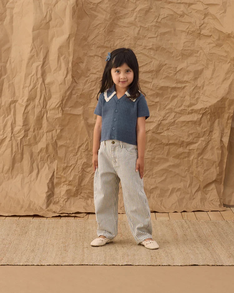 Barrel Pant | Railroad Stripe | Rylee & Cru-4