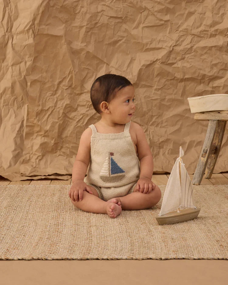 Fisher Romper | Sailboat | Rylee & Cru-1
