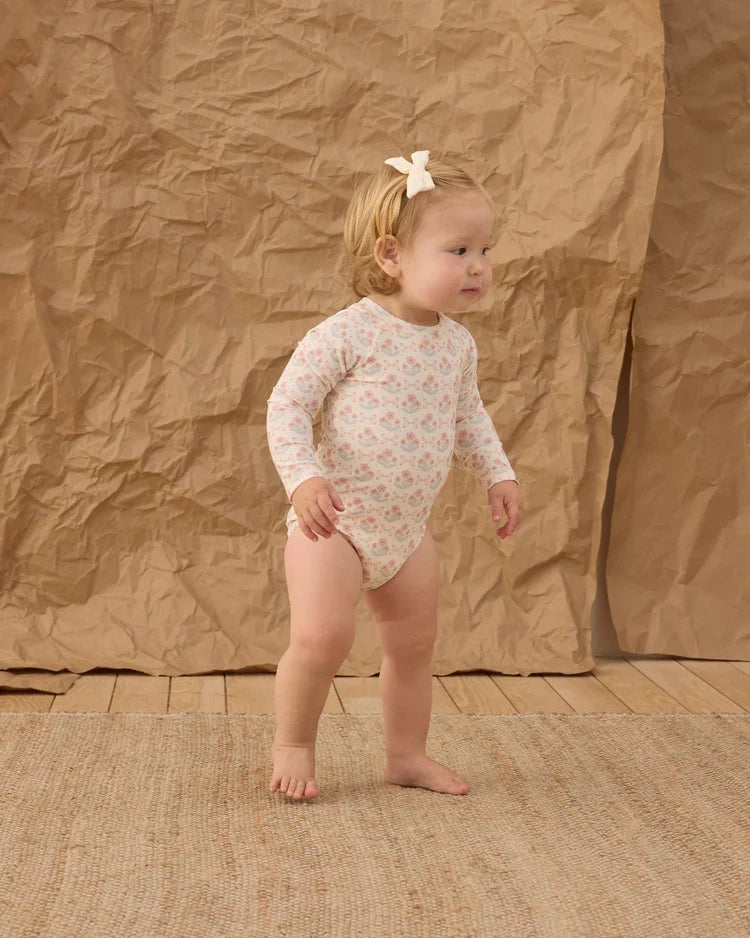 Delphine Rashguard One-Piece |  Blossom | Rylee & Cru-1