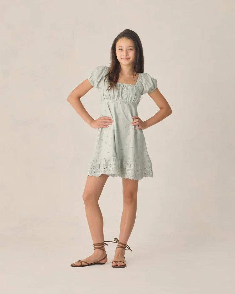 Teen Liv Dress | Seafoam | Rylee & Cru-1