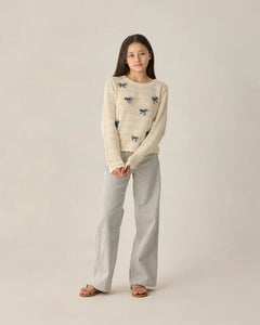 Teen Crochet Knit Pullover | Bows | Rylee & Cru-2