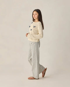Teen Baggy Wide Leg Pant | Railroad Stripe| Rylee & Cru-2