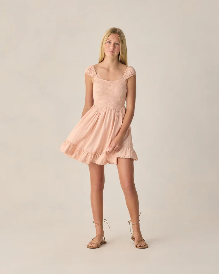 Teen Kalina Dress | Blush | Rylee & Cru-3