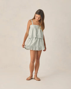Teen Eyelet Swing Top | Seafoam | Rylee & Cru-2
