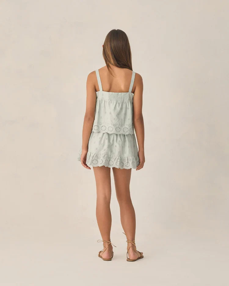 Teen Eyelet Swing Top | Seafoam | Rylee & Cru-4