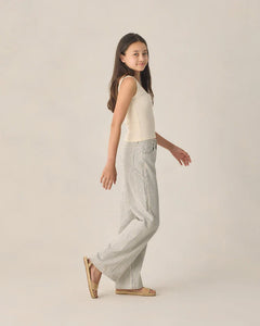 Teen Ribbed Tank | Natural | Rylee & Cru-2