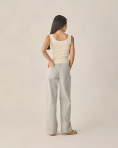 Teen Ribbed Tank | Natural | Rylee & Cru-3