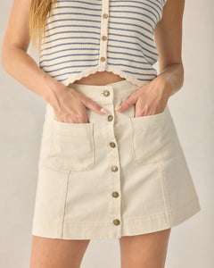 Ladies Denver Mini Skirt | Natural | Rylee & Cru-2