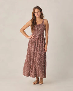 Ladies Jane Dress | Chocolate Polka Dot | Rylee & Cru-1