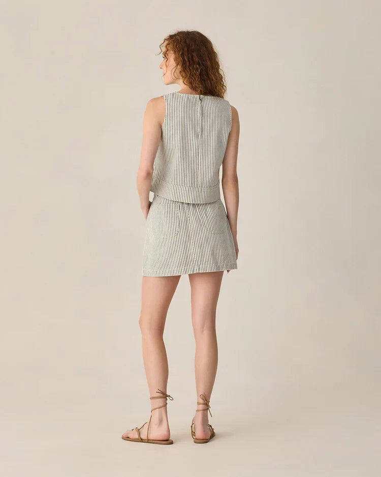 Ladies Tennessee Tank | Railroad Stripe | Rylee & Cru-2