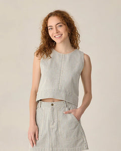 Ladies Tennessee Tank | Railroad Stripe | Rylee & Cru-1