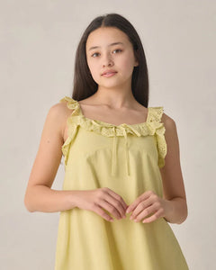 Teen Ida Dress | Citron | Rylee & Cru-3